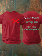 Camiseta de hombre con estampado Cruz de Borgoña de España Tercio