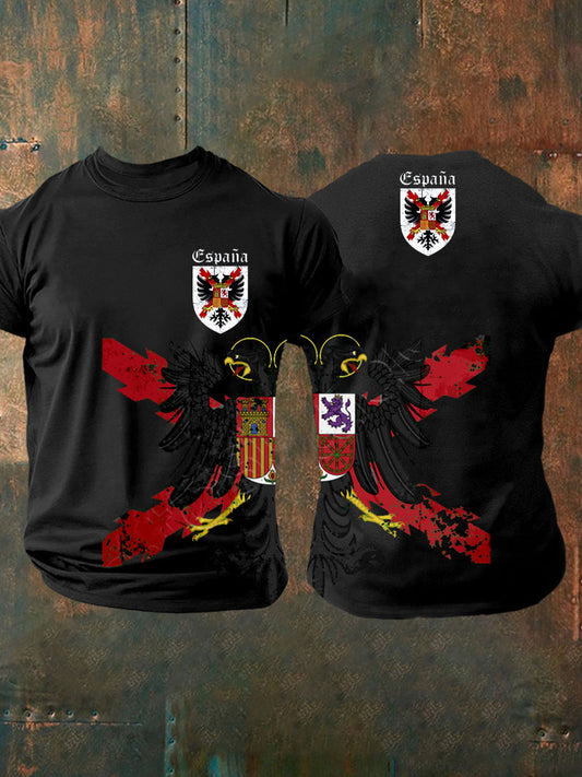 Camiseta de hombre con estampado Cruz de Borgoña de España Tercio