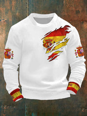 Sudadera con estampado de España para hombre