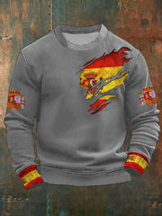 Sudadera con estampado de España para hombre