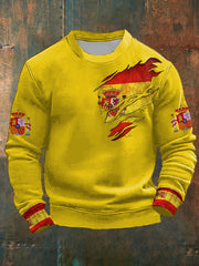 Sudadera con estampado de España para hombre