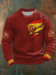 Sudadera con estampado de España para hombre