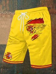 Shorts estampados de España de hombre