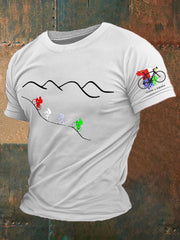 Camiseta impresa ciclismo de los hombres