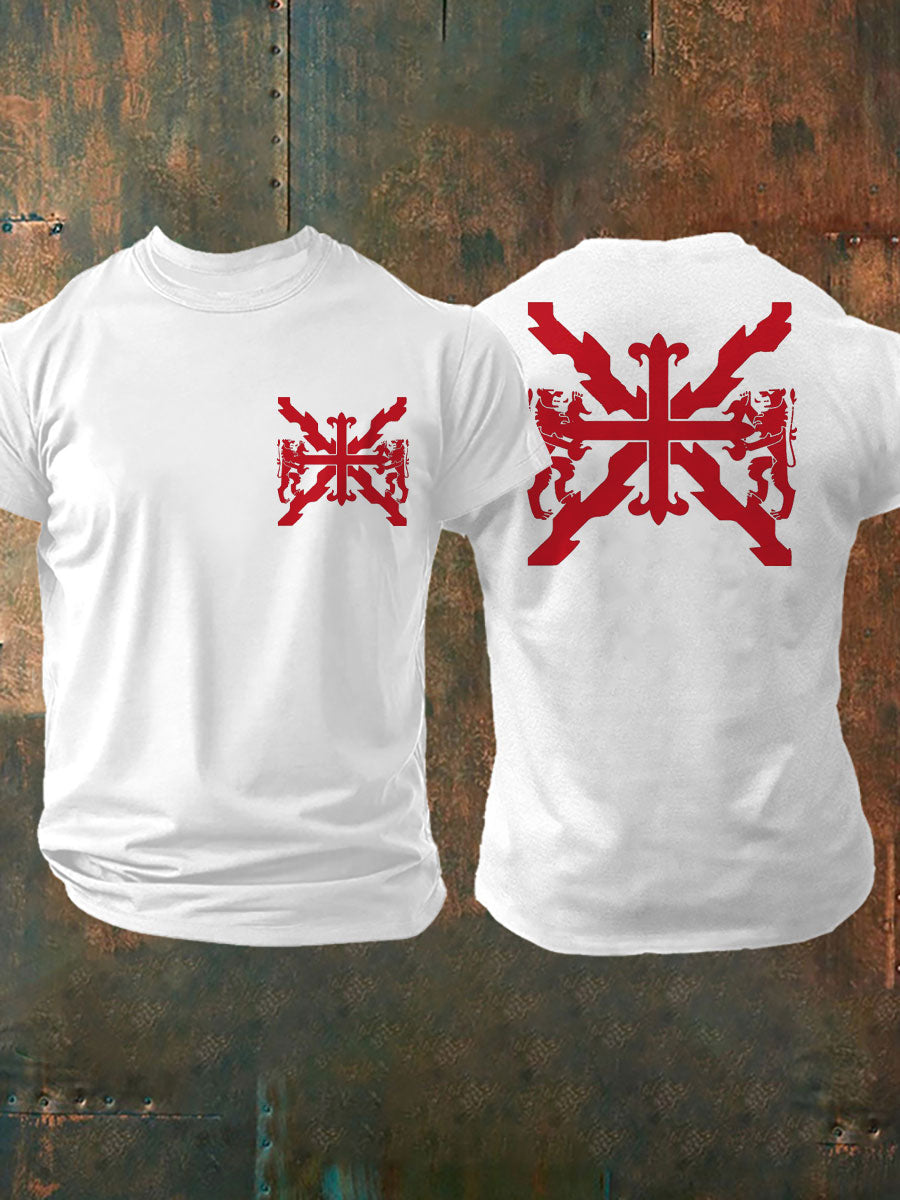 Camiseta de hombre con estampado Cruz de Borgoña de España Tercio