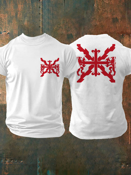 Camiseta de hombre con estampado Cruz de Borgoña de España Tercio
