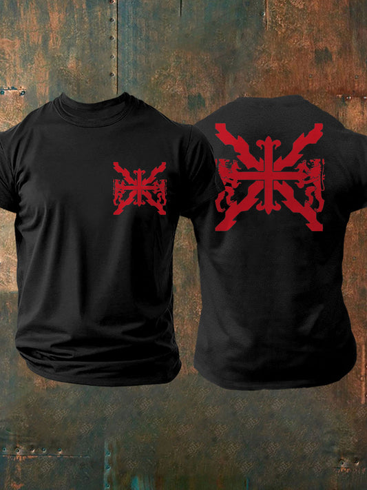 Camiseta de hombre con estampado Cruz de Borgoña de España Tercio