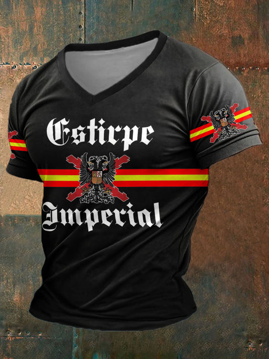Camiseta de hombre con estampado Cruz de Borgoña de España Tercio