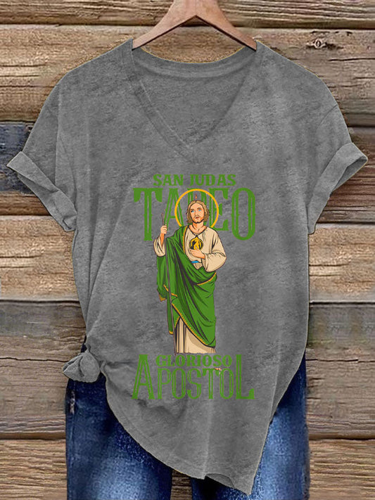 Camiseta de mujer España Faith San Judas Tadeo