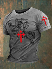 Cruz de la fe de España de los hombres de Santiago Impreso camiseta