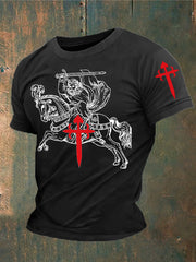 Cruz de la fe de España de los hombres de Santiago Impreso camiseta