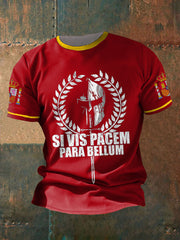 España de los hombres Si usted quiere la paz imprimió la camiseta
