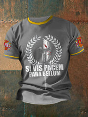 España de los hombres Si usted quiere la paz imprimió la camiseta