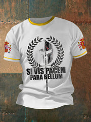 España de los hombres Si usted quiere la paz imprimió la camiseta