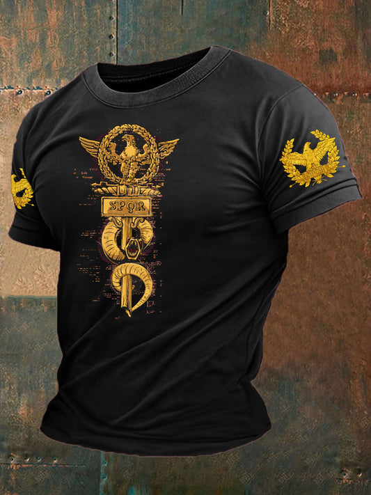 Camiseta con estampado SPQR de España para hombre
