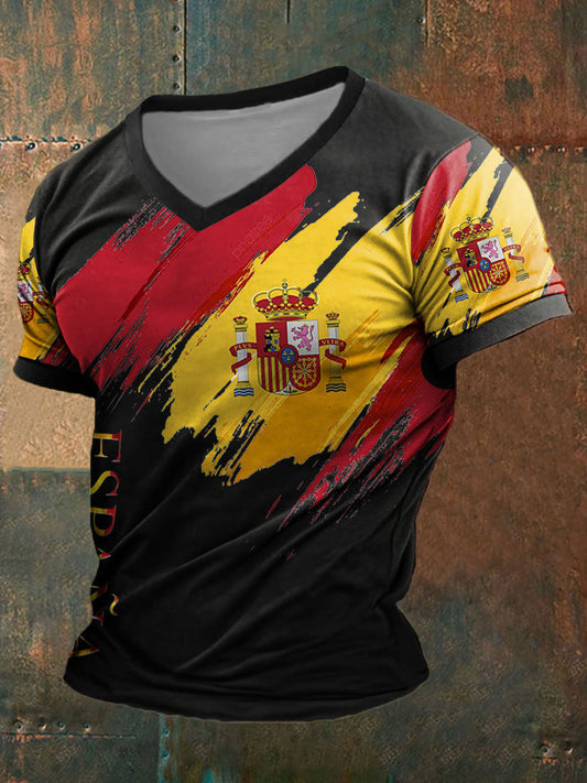 Camiseta con estampado España para hombre